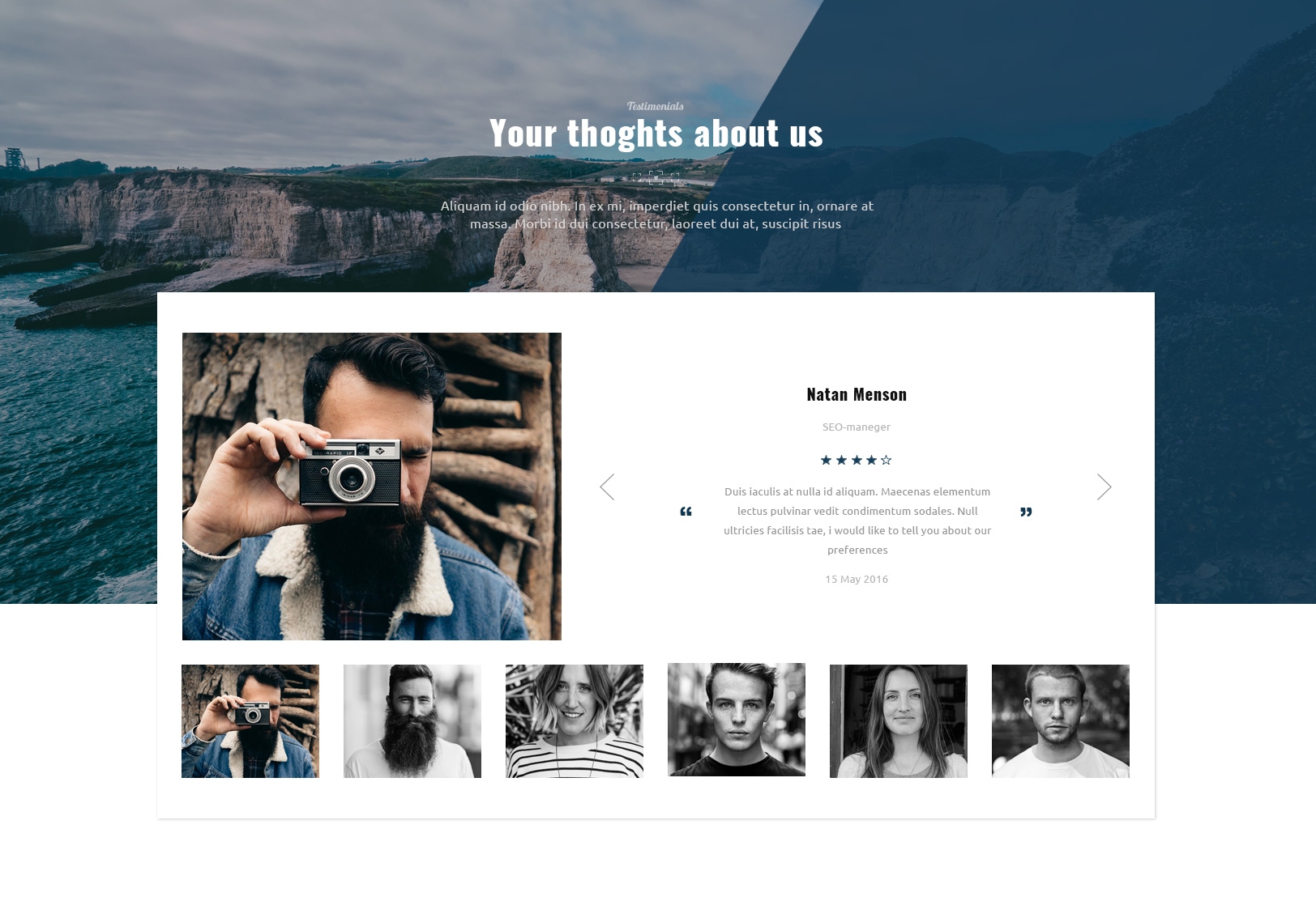 CSS3 Bootstrap Carousel Theme