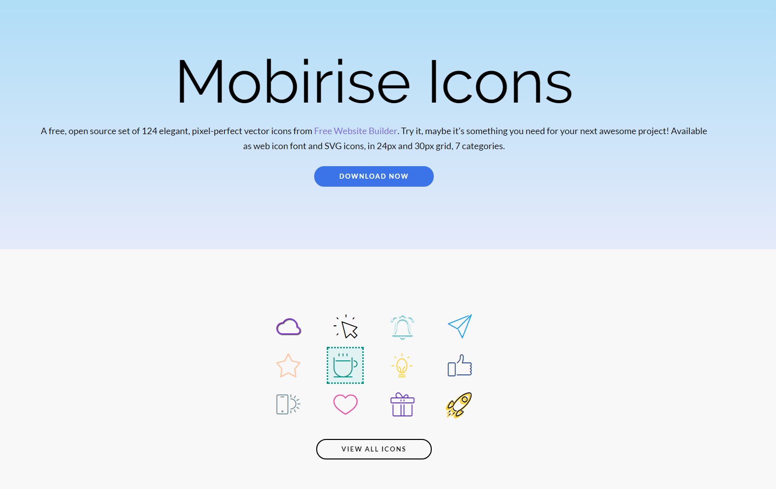 mobirise icons group