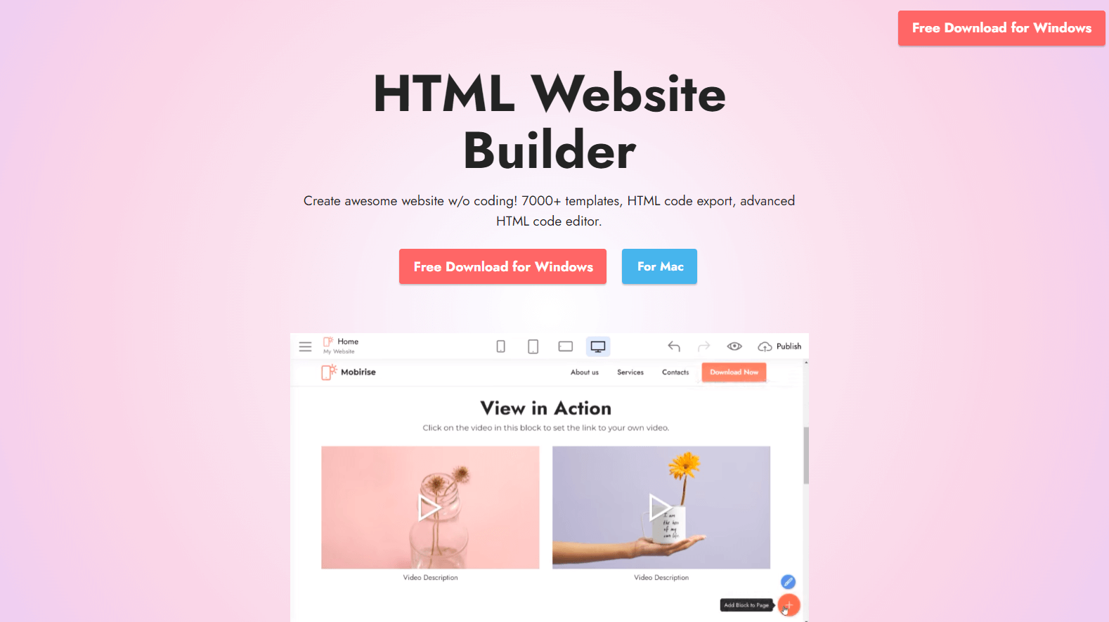  Html5 Website Builder